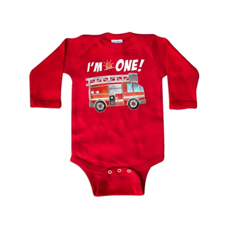 Inktastic I m 1 Fire Truck 1st Birthday Gift Baby Boy or Baby Girl Long Sleeve Bodysuit
Inktastic I m 1 Fire Truck 1st Birthday Gift Baby Boy or Baby Girl Long Sleeve Bodysuit