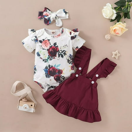 0-18 Months Baby Girls 3 Piece Sets Romper Dress And Headband Newborn Toddler Girls Bodysuit Outfits Clothes Cotton Jumpsuit Solid
0-18 Months Baby Girls 3 Piece Sets Romper Dress And Headband Newborn Toddler Girls Bodysuit Outfits Clothes Cotton Jumpsuit Solid