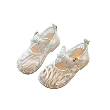 Ferndule Kids Breathable Mesh Flat Sandals Wedding Lightweight Bownot Performance Nonslip Low Top Mary Jane Beige 8C
Ferndule Kids Breathable Mesh Flat Sandals Wedding Lightweight Bownot Performance Nonslip Low Top Mary Jane Beige 8C