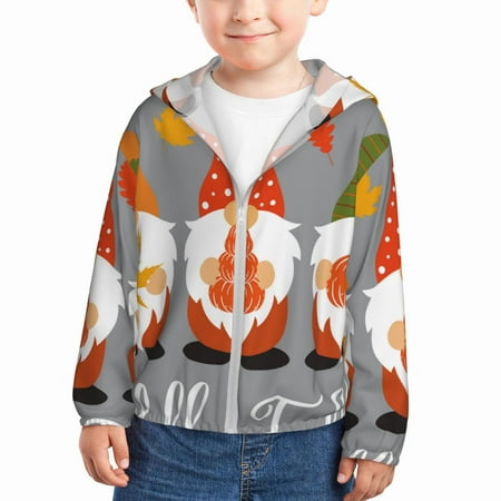 Goofa Hello Fall Gnomes Printed Kids Zip-Up Hoodie Girls Boys UPF50+ Sun Protection Jacket Hooded Cooling Shirt-3 Years
Goofa Hello Fall Gnomes Printed Kids Zip-Up Hoodie Girls Boys UPF50+ Sun Protection Jacket Hooded Cooling Shirt-3 Years