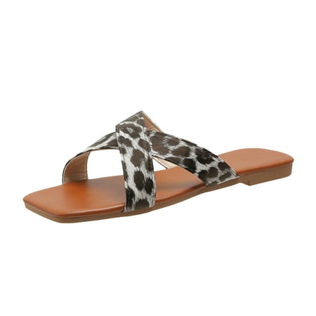 TUOBARR Flat Slippers for Women New Summer Flat Shoes Cross Over Wide Band Women s Sandals Open Toe Slippers White
TUOBARR Flat Slippers for Women New Summer Flat Shoes Cross Over Wide Band Women s Sandals Open Toe Slippers White