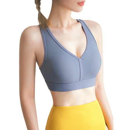 Festnight Women Yoga Bra Sports Ribbed V Neck Workout Jogging Wirefree Casual Vest
Festnight Women Yoga Bra Sports Ribbed V Neck Workout Jogging Wirefree Casual Vest