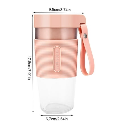 Loopsun Kitchen Appliances Portable Blenders 350ml Personal Size Eletric USB Juicer Cup Fruit Smoothie Baby Food Mixing Machine With Updated 2 Blades
Loopsun Kitchen Appliances Portable Blenders 350ml Personal Size Eletric USB Juicer Cup Fruit Smoothie Baby Food Mixing Machine With Updated 2 Blades
