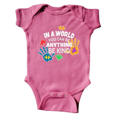 Inktastic In a World You Can Be Anything Be Kind Autism Awareness Gift Baby Boy or Baby Girl Bodysuit
Inktastic In a World You Can Be Anything Be Kind Autism Awareness Gift Baby Boy or Baby Girl Bodysuit