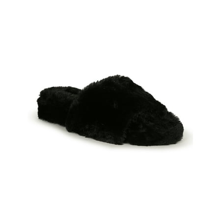 Forever Faux Faur Flatform Slide Sandal 20282