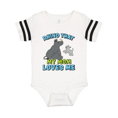 Inktastic Rhino That My Mom Loves Me with Cute Rhinos Gift Baby Boy or Baby Girl Bodysuit
Inktastic Rhino That My Mom Loves Me with Cute Rhinos Gift Baby Boy or Baby Girl Bodysuit