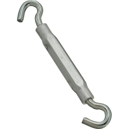 2PC National Mfg. National Zinc Hook/Hook Turnbuckle