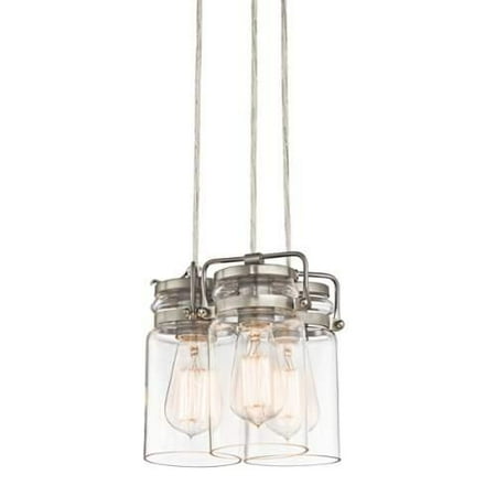 Kichler 42869 Pendants Brinley Indoor Lighting; Brushed Nick