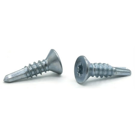 #14 x 5 Self-Drilling Screws / Six-Lobe (Torx®) / Flat Head / Steel / Zinc - 400 Piece Carton
#14 x 5 Self-Drilling Screws / Six-Lobe (Torx®) / Flat Head / Steel / Zinc - 400 Piece Carton