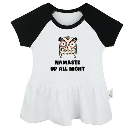 Namaste Up All Night Funny Dresses For Baby Newborn Babies Skirts Infant Princess Dress 0-24M Kids Graphic Clothes (Black Raglan Dresses 12-18 Months)
Namaste Up All Night Funny Dresses For Baby Newborn Babies Skirts Infant Princess Dress 0-24M Kids Graphic Clothes (Black Raglan Dresses 12-18 Months)