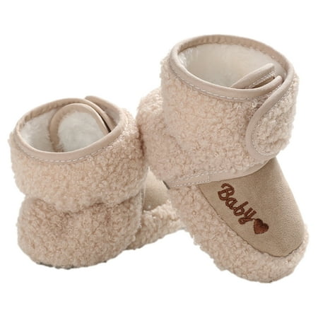 ibaste Newborn Winter Warm Snow Boots | Thickened and Non-Slip Unisex Casual Shoes | Convenient Soft Bottom Walking Shoes for Infant
ibaste Newborn Winter Warm Snow Boots | Thickened and Non-Slip Unisex Casual Shoes | Convenient Soft Bottom Walking Shoes for Infant