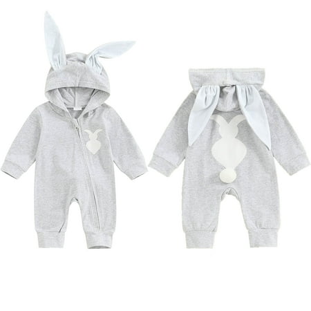 Jxzom Infant Baby Boy Girl Easter Bunny Hooded Jumpsuit Cute Rabbit Ear Zipper Romper 0 3 6 12 18 Months Easter Clothes
Jxzom Infant Baby Boy Girl Easter Bunny Hooded Jumpsuit Cute Rabbit Ear Zipper Romper 0 3 6 12 18 Months Easter Clothes