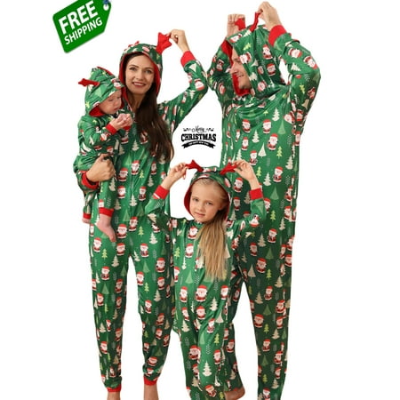 Christmas Pajamas For Family Long Sleeve Zip Up Hooded Jumpsuit Pajamas Overalls Men/ Women/ Kids/ Babies
Christmas Pajamas For Family Long Sleeve Zip Up Hooded Jumpsuit Pajamas Overalls Men/ Women/ Kids/ Babies