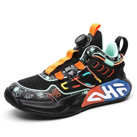 GEDER-S2 Boys Casual Basketball Shoes With Rotating Button Non-slip Colorful Cartoon Breathable Durable Shoes For Outdoor Sports
GEDER-S2 Boys Casual Basketball Shoes With Rotating Button Non-slip Colorful Cartoon Breathable Durable Shoes For Outdoor Sports