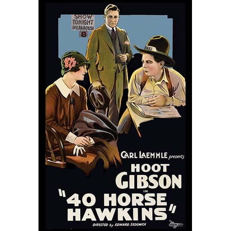 40 Horse Hawkins (Forty)-Fine art canvas print (20" x 30")