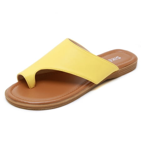 Stamzod Women s Soft Soles Slippers Non-slip Sandals Clip Toe Beach Large Size Casual Flats Clearance Yellow 39
Stamzod Women s Soft Soles Slippers Non-slip Sandals Clip Toe Beach Large Size Casual Flats Clearance Yellow 39