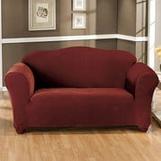 Home Trends Stretch Velvet Sofa And Loveseat Slipcover