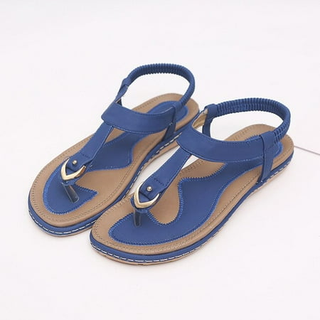New Women Sandals Flat Heel Summer Casual Flip Flops Single Ladies Shoes Woman Soft Sole Slippers