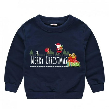 Gifts for Christmas Bidobibo Children Christmas Pullover Sweatshirt Kids Boys Girls Cute Christmas Print Santa Claus Long Sleeve Crewneck Sweater Shirt for 2-7 Years
Gifts for Christmas Bidobibo Children Christmas Pullover Sweatshirt Kids Boys Girls Cute Christmas Print Santa Claus Long Sleeve Crewneck Sweater Shirt for 2-7 Years