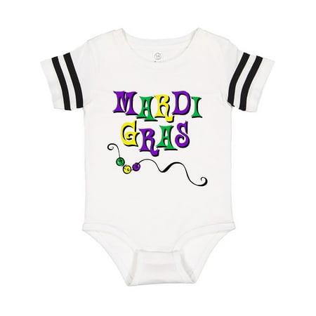 Inktastic Mardi Gras Beads Gift Baby Boy or Baby Girl Bodysuit