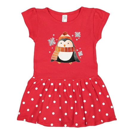 Inktastic Cute Winter Penguin in Hat and Scarf with Snowflakes Gift Toddler Girl Dress
Inktastic Cute Winter Penguin in Hat and Scarf with Snowflakes Gift Toddler Girl Dress