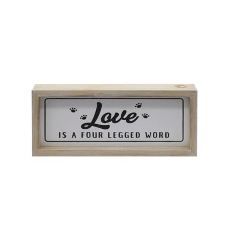 Kole Imports AB805-8 Love is A Four Legged Word Decorative Wooden Sign - Pack of 8
Kole Imports AB805-8 Love is A Four Legged Word Decorative Wooden Sign - Pack of 8