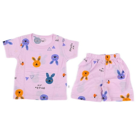 Baby Summer Pajamas Set Skin Friendly 2pcs Baby Short Sleeve Suit Fine Stitching For Summer Bunny 140cm
Baby Summer Pajamas Set Skin Friendly 2pcs Baby Short Sleeve Suit Fine Stitching For Summer Bunny 140cm