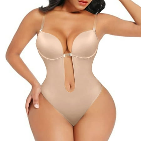 Yuelianxi Shapewear For Women Plus Size Backless Built In Bra Body Shaper Seamless With Open Crotch
Yuelianxi Shapewear For Women Plus Size Backless Built In Bra Body Shaper Seamless With Open Crotch