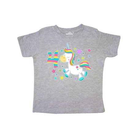 Inktastic Fourth Birthday Rainbow Unicorn Plush and Stars Gift Toddler Boy or Toddler Girl T-Shirt
Inktastic Fourth Birthday Rainbow Unicorn Plush and Stars Gift Toddler Boy or Toddler Girl T-Shirt