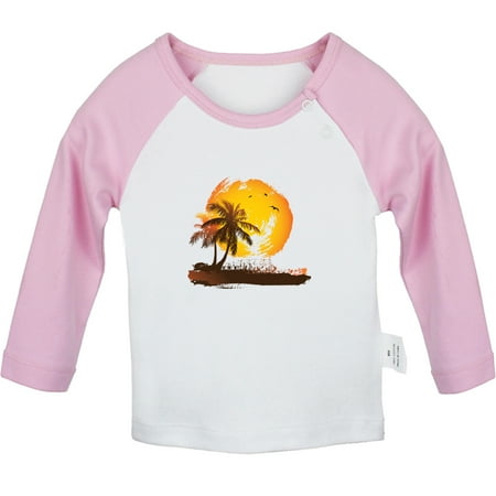 Nature Pattern Palm Tree T shirt For Baby Newborn Babies T-shirts Infant Tops 0-24M Kids Graphic Tees Clothing (Long Pink Raglan T-shirt 12-18 Months)
Nature Pattern Palm Tree T shirt For Baby Newborn Babies T-shirts Infant Tops 0-24M Kids Graphic Tees Clothing (Long Pink Raglan T-shirt 12-18 Months)