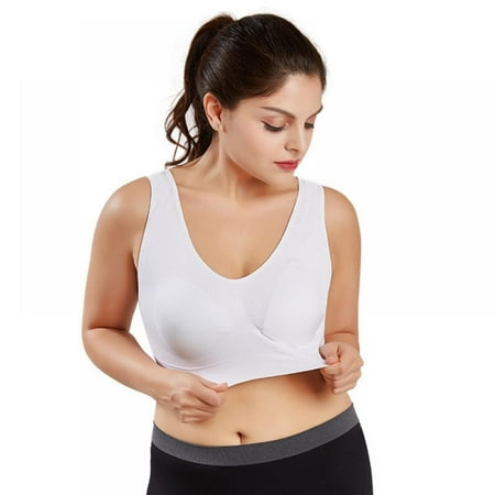 Ultimate Comfy Sports Bras for Women Plus Size Seamless Comfortable Yoga Bra with Removable Pads
Ultimate Comfy Sports Bras for Women Plus Size Seamless Comfortable Yoga Bra with Removable Pads