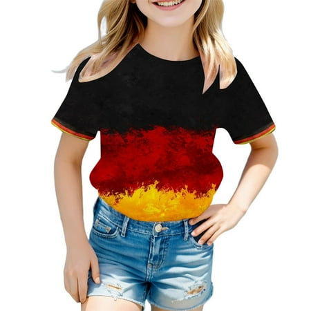 Children Germany Theme Fashion Part Print Short Sleeve Round Neck T Shirt Tops Kid T Shirts Girl Long Sleeve Shirt Spaghetti Shirts for Girls Girls Athletic T Shirts and Long Sleeve Undershirt Long
Children Germany Theme Fashion Part Print Short Sleeve Round Neck T Shirt Tops Kid T Shirts Girl Long Sleeve Shirt Spaghetti Shirts for Girls Girls Athletic T Shirts and Long Sleeve Undershirt Long