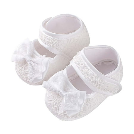 AnuirheiH Toddler Kids Baby Girls Anti-slip Toddler Infant Shoes Soft Sole Princess Shoes Clearance Under $10