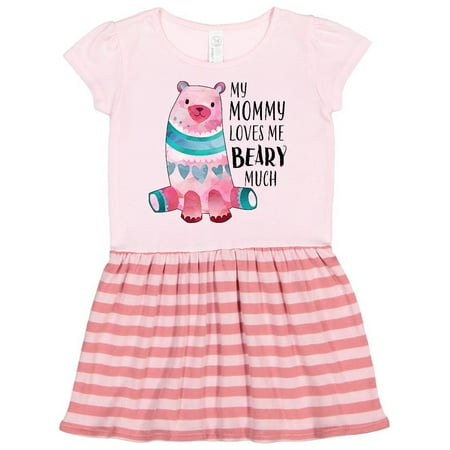 Inktastic My Mommy Loves Me Beary Much with Cute Bear Gift Toddler Girl Dress 
Inktastic My Mommy Loves Me Beary Much with Cute Bear Gift Toddler Girl Dress
