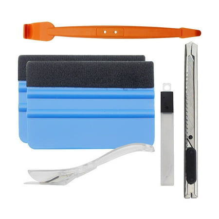 1 Set Car Vinyl Wrap Film Squeegee Scraper Tool Car Sticker Installation Kit
