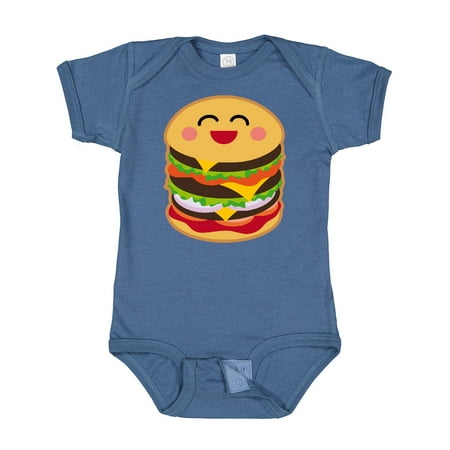 Inktastic Hamburger Kawaii Gift Baby Boy or Baby Girl Bodysuit