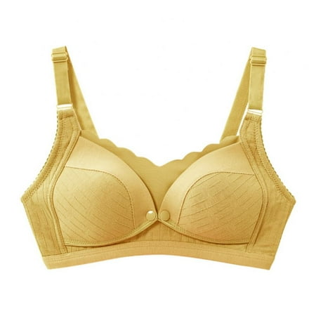 Popvcly Women Feeding Maternity Nursing Bra Ruffle Trim Mothers Underwear Cotton Wire Free Front Buttons Breastfeeding Bra 
Popvcly Women Feeding Maternity Nursing Bra Ruffle Trim Mothers Underwear Cotton Wire Free Front Buttons Breastfeeding Bra