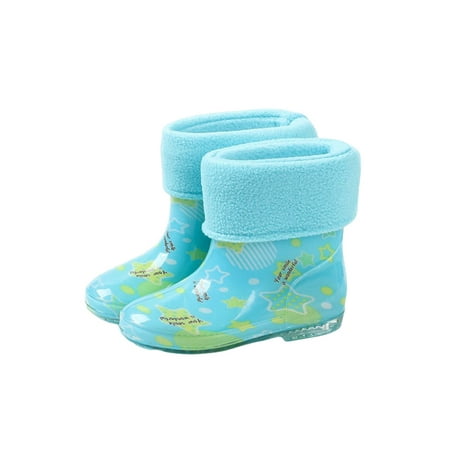Gomelly Children Rain Boot Slip Resistant Rubber Boots Cartoon Waterproof Booties Round Toe Garden Shoes Boys Girls Kids Rainboot Light Blue With Cotton 9C
Gomelly Children Rain Boot Slip Resistant Rubber Boots Cartoon Waterproof Booties Round Toe Garden Shoes Boys Girls Kids Rainboot Light Blue With Cotton 9C