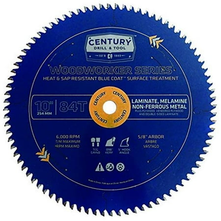 Century Drill & Tool 10605 10 in. x 84T Woodworking Blade