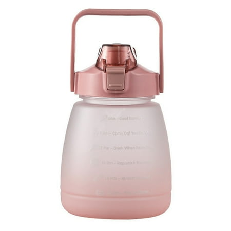 Portable Water Bottle BPA-Free 1400ML Drinking Bottle with Time Markings with Shoulder Strap Large Capacity Sports Bottle Leak-proof for Fitness Cycling Sports Yoga Gradient Powder
Portable Water Bottle BPA-Free 1400ML Drinking Bottle with Time Markings with Shoulder Strap Large Capacity Sports Bottle Leak-proof for Fitness Cycling Sports Yoga Gradient Powder