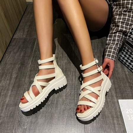 Mishuowoti sandals for women 2023 Spring And Summer Women s Soft Bottom Peep Toe Roman Shoes Fashion Casual Thick Bottom Beach Sandals
Mishuowoti sandals for women 2023 Spring And Summer Women s Soft Bottom Peep Toe Roman Shoes Fashion Casual Thick Bottom Beach Sandals