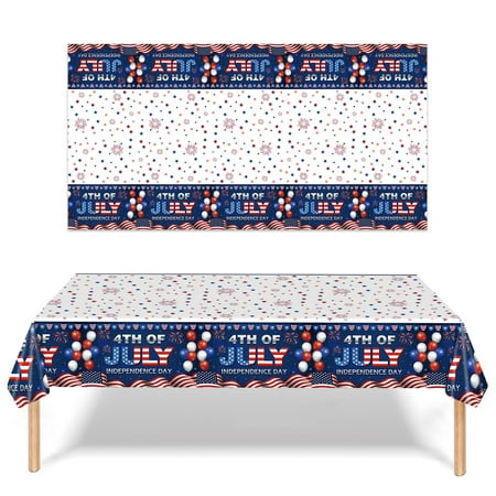 Realhomelove 4th of July Tablecloth 54x108 Inch Patriotic Pure Tricolor Stripe Stars American Flag Independence Day Memorial Day Table Cover for Party Picnic Dinner Decor
Realhomelove 4th of July Tablecloth 54x108 Inch Patriotic Pure Tricolor Stripe Stars American Flag Independence Day Memorial Day Table Cover for Party Picnic Dinner Decor