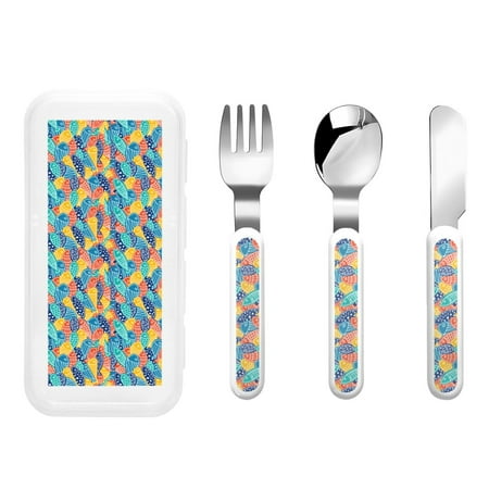 Rateoe Colorful Fish 1 for Stainless Steel Kids Silverware Set - Child and Toddler Safe Flatware - Children s Knife Fork And Spoon Set
Rateoe Colorful Fish 1 for Stainless Steel Kids Silverware Set - Child and Toddler Safe Flatware - Children s Knife Fork And Spoon Set