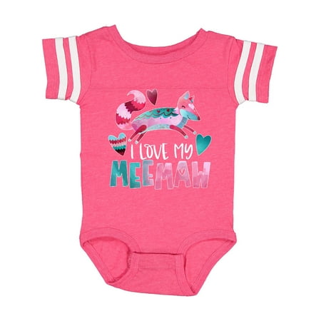 Inktastic I Love My Meemaw Pink and Blue Fox with Hearts Gift Baby Boy or Baby Girl Bodysuit
Inktastic I Love My Meemaw Pink and Blue Fox with Hearts Gift Baby Boy or Baby Girl Bodysuit