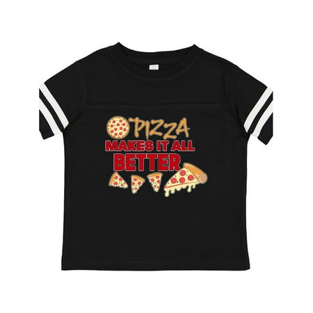 Inktastic Pizza Makes It All Better Gift Toddler Boy or Toddler Girl T-Shirt
Inktastic Pizza Makes It All Better Gift Toddler Boy or Toddler Girl T-Shirt