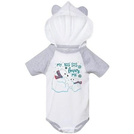 Inktastic My Big Sis Loves Me- cute polar bears Gift Baby Boy or Baby Girl Bodysuit
Inktastic My Big Sis Loves Me- cute polar bears Gift Baby Boy or Baby Girl Bodysuit