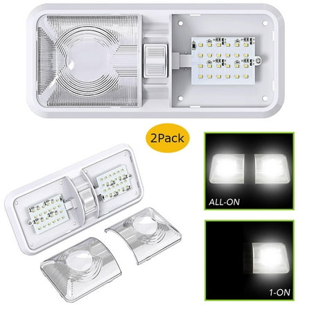 2 Pieces Leisure LED RV Interior Led Ceiling Light Boat Camper Trailer double Dome 12V
2 Pieces Leisure LED RV Interior Led Ceiling Light Boat Camper Trailer double Dome 12V