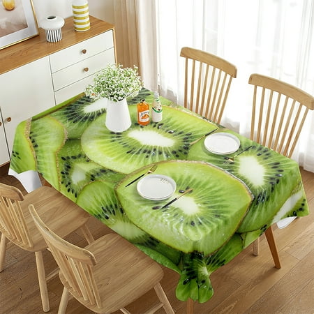 Kiwi Tablecloth Green Kiwi Fresh Fruit Pattern Rectangle Table Cover for Coffee Table Dining Room Living Room Table ration
Kiwi Tablecloth Green Kiwi Fresh Fruit Pattern Rectangle Table Cover for Coffee Table Dining Room Living Room Table ration