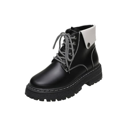 Ritualay Ladies Fashion Combat Boot Comfortable Round Toe Short Bootie Walking Work Punk Black 5.5
Ritualay Ladies Fashion Combat Boot Comfortable Round Toe Short Bootie Walking Work Punk Black 5.5