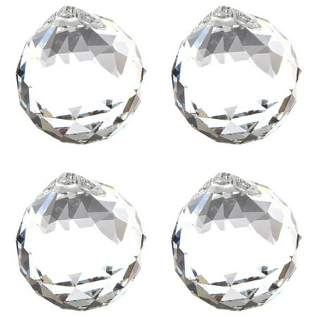 40MM Feng Shui Faceted Decorating Crystal Pendant Ball(Clear)